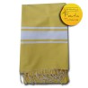 fouta drap de bain hammam jaune