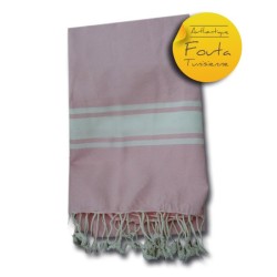 fouta drap de bain hammam rose