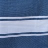 fouta plate bleue