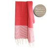 fouta nid abeille rouge