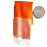 fouta nid abeille orange