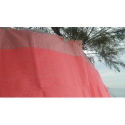 fouta rose en lurex