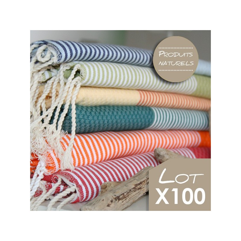 lots de 100 fouta authentique