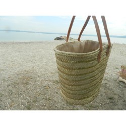 grand panier osier de plage