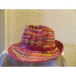 chapeau fait main raphia...