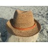 chapeaux en raphia crochet femme et homme