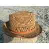 chapeaux en raphia crochet femme et homme