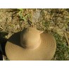 grande capeline marron