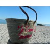 panier cabas brodé je t aime maman fermeture pochon tissu